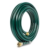 Gilmour 824251-1001 Flexogen Heavy Duty Watering Garden Hose 1/2in x 25 Feet, Green