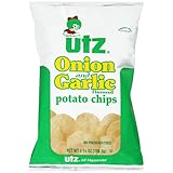 UTZ Onion and Garlic Potato Chips 3.5 Ounces (Pack of 12)