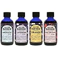 All The Bitter - The Bitter Bundle - 4 Non Alcoholic Bitters Gift Set - Zero Proof Bitters Cocktail Kit - Lavender, Aromatic, New Orleans, Orange Bitters - Drink Mixers for Cocktails, Bourbon, Whiskey