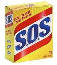 S.O.S 98014 Steel Wool Soap Pad (10 Count)