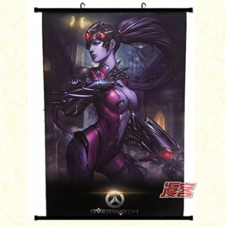 Wallscrolls-Wonderland Overwatch Widowmaker Stoffposter Plakat Tapete Rollbild Geschenk Dekoration Collection Wallposter Wall