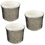 HQRP Filter 3-pack for Sunbeam HWF64CS HWF64 SCM1745 SCM1746 SCM1747 Type-E Humidifier + HQRP Coaster