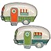 Happy Camper 3 Piece Kitchen Bundle, Towel with Salt and Pepper Shakers