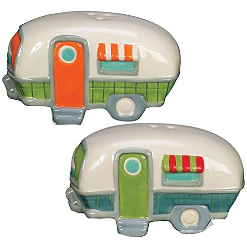 Happy Camper 3 Piece Kitchen Bundle, Towel with Salt and Pepper Shakers - //coolthings.us