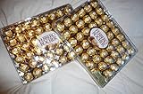 Ferrero Rocher Party Size Hazelnut Chocolate 21 oz 48 count (Pack of 2)