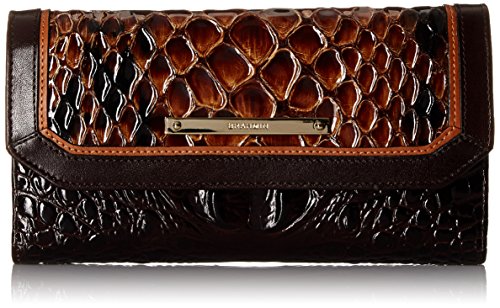 Brahmin Soft Checkbook Wallet, Tobacco, One Size