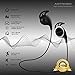 Bluetooth Headphones, Earbuds Wireless Sport Earphones, V4.1 Stereo Running Sweat Proof Headset with Noise Cancelling, APT-X/Mic For All Bluetooth Enabled Devices. ARITRONIX Qy8 Bluetooth, Black.