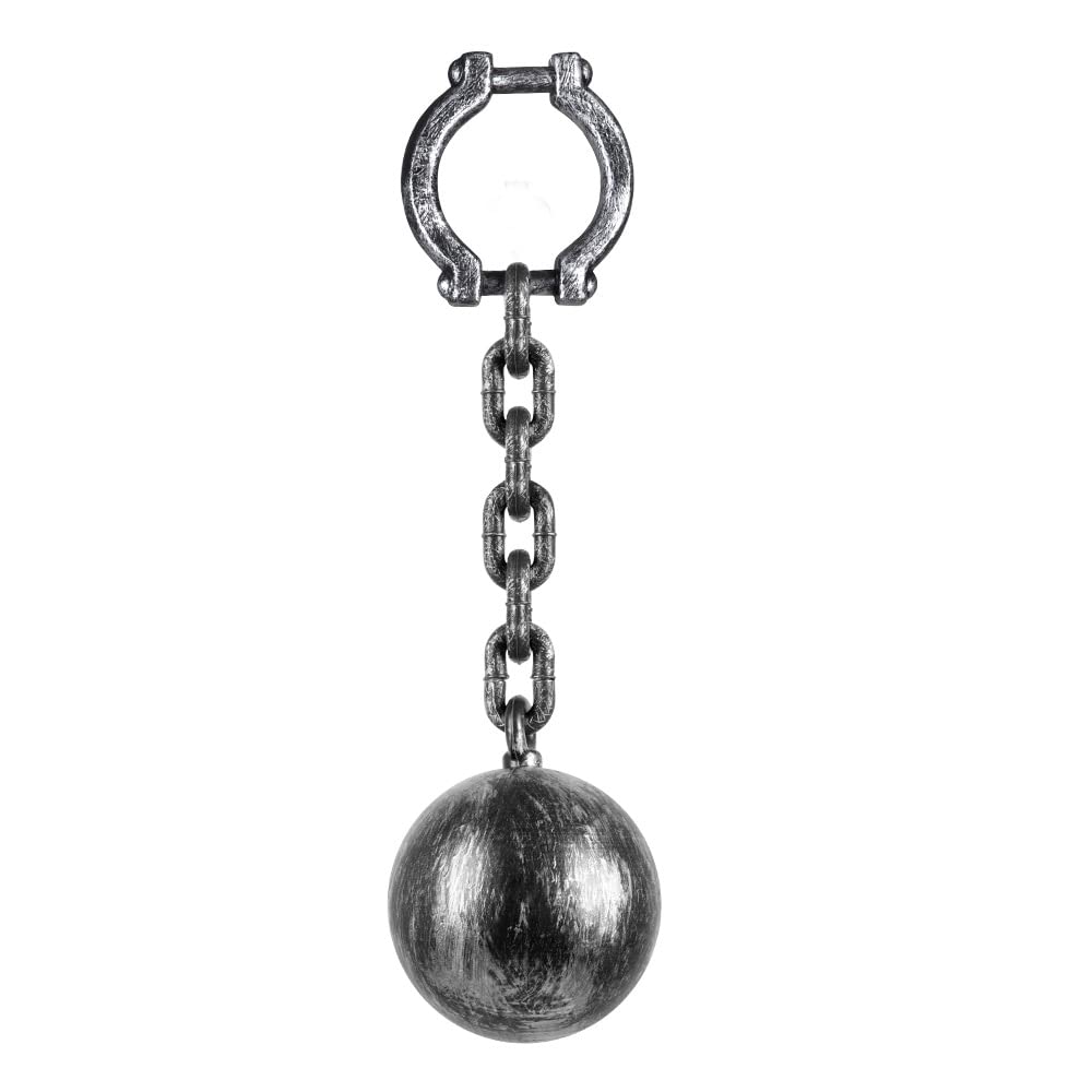 Boland Large Jumbo Ball and Chain 60cm Convict Prisoner Fancy Dress Accessory Halloween Dress Up