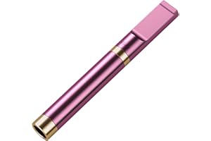 CLNYRWCB Cigarette Holder for Women, Reusable Cigarette Holder with Filter-3 Microporous Multi-Filtering, Metal Cigarette Holders for Regular Size Cigarette-Rose Gold
