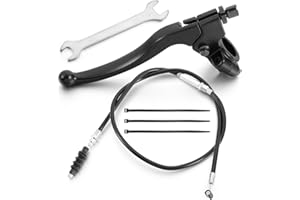 ZANSUO 7/8'' Left Clutch Lever Handle Cable for TaoTao DB17 DB27 SSR 50cc 70cc 90cc 110cc 125cc 150cc Apollo RFZ DBX18 Coolster M-125 Baja X-pro Kayo Xmotos Thumpstar, Chinese Pit Dirt Bike Parts Black