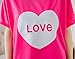 MyFav Pajama Set Big Girls Comfy PJS Lovely Heart Shape Printed Sleepwear Nighty