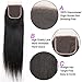 AMZTMY Brazilian Straight Virgin Hair 3 Bundles With Closure 100% Unprocessed Hair Extensions Remy Human Hair Weft Weave With 4×4 Lace Closure Natural Color 10-26 Inch