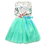 Zhuannian Baby Girls Flower Sleeveless Dresses