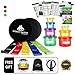 FITBODYNATION 80 Day Equipment-Resistance Bands(5), Core Sliders Fitness Discs(2) Set with 7pc Portion Control Containers for 21 Day Program, Weight Loss E-Book Guide, Online Workout Video