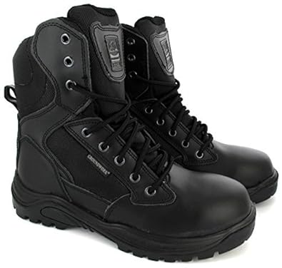 steel toe cap combat boots