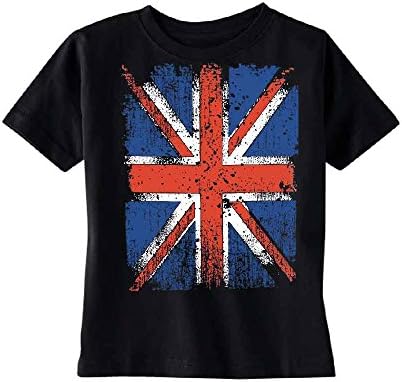Vintage UK Flag Union Jack Distressed Toddler T-Shirt Kids