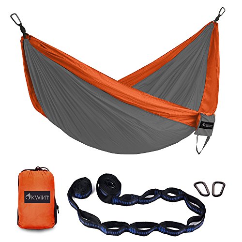 OKWINT 04 Camping Garden Ultralight Nylon Portable Heavy-duty 500 lb Parachute Hammock