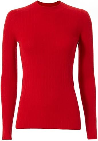 red cashmere sweater