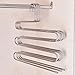 DOIOWN S-Type Stainless Steel Clothes Pants Hangers Closet Storage Organizer for Pants Jeans Scarf Hanging (14.17 x 14.96ins, Set of 3) (8-Pieces)