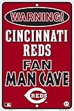Cincinnati Reds Fan Man Cave Sign