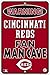 Cincinnati Reds Fan Man Cave Sign