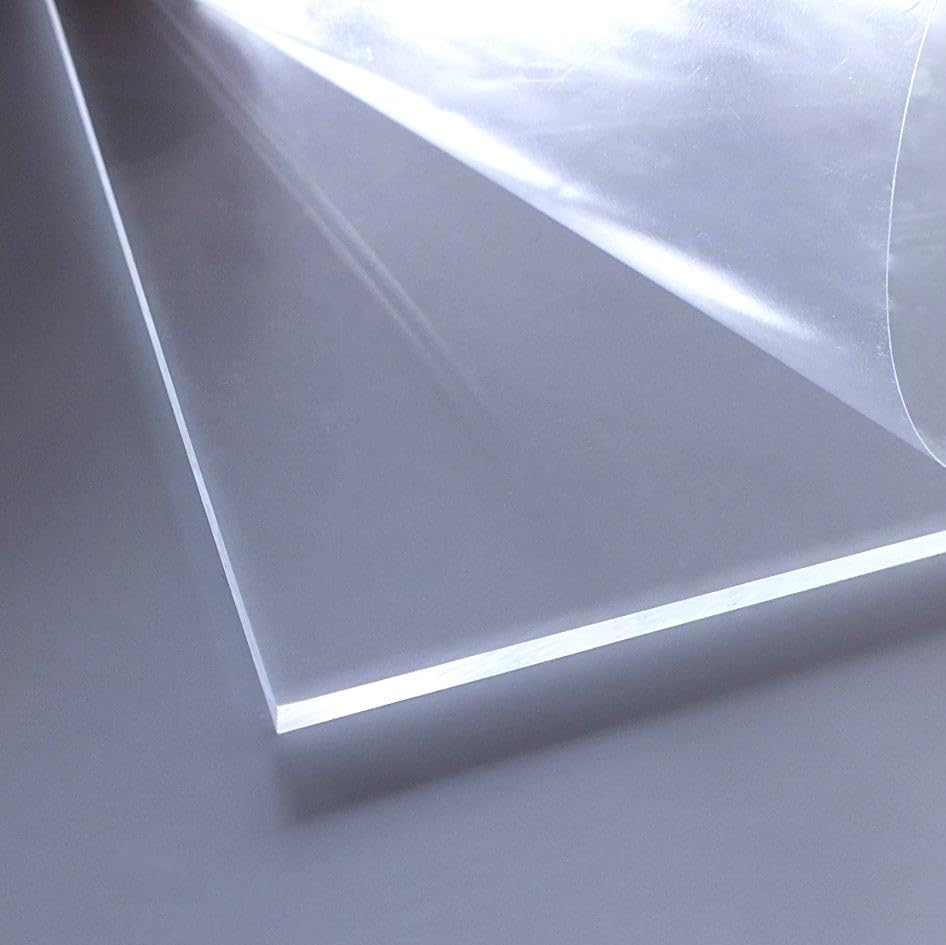 Cuadros Lifestyle Acrylic/Plexiglass | Clear | Transparent | UV Resistant Coated on Both Sides | Blank Cut 4 mm Thick