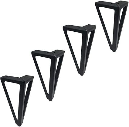 Patas De Los Muebles De Metal, Negro, Mueble De Baño TV, Pies De