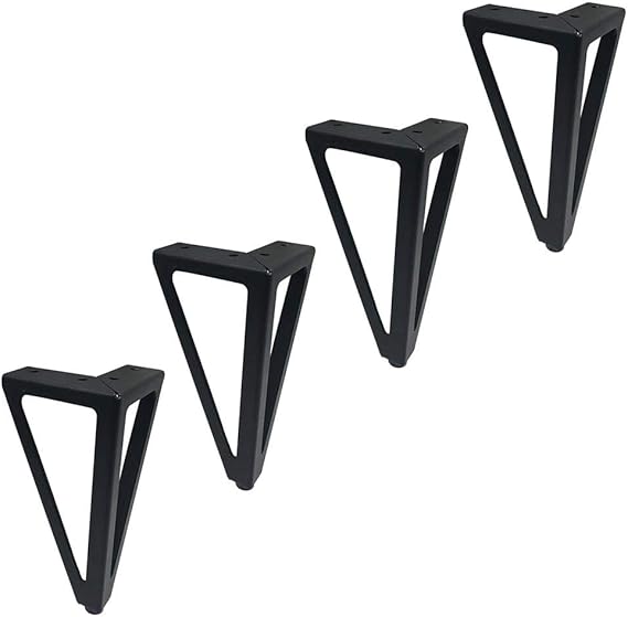 Patas De Los Muebles De Metal, Negro, Mueble De Baño TV, Pies De
