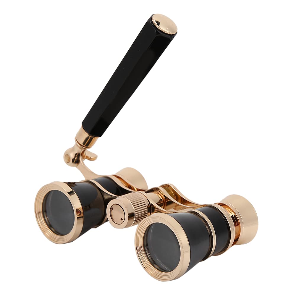 Theater Binoculars 3X25 Opera Glasses for Women Girls Children Portable Vintage Mini Binocular Telescope for Theater Musical Concert Cinema Opera Fernglas