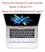 CaseBuy Keyboard Silicone Protector Cover for New 2016 MacBook Pro 13 15 Retina Display A1706 A1707 with Touch Bar(2016 Oct. Release) - Clear