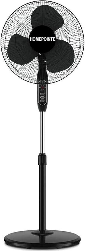 Amazon Com Midea International Trading Co Homepointe 18 Stand Fan With Remote Control 18 Inch Plain Home Kitchen