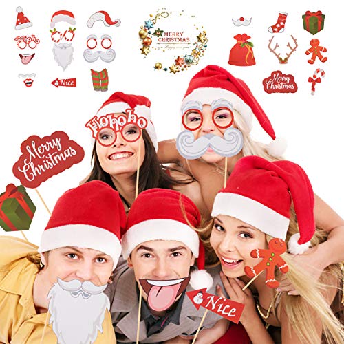 3 Christmas+Photo+Booth+Props+Accessories