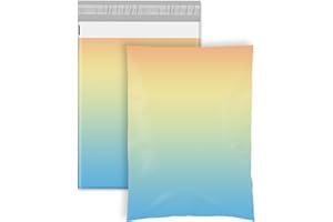 Metronic Cute Poly Mailers 10x13" 50pc Small Shipping Bags, Strong Adhesive Mailers Poly Bags for Small Business, Waterproof 