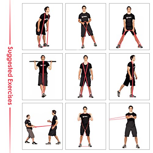 INTEY Pull up Assist Band Exercise Resistance Bands for Workout Body