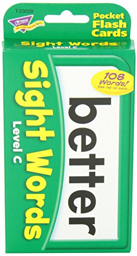 Sight Words Level C Pocket Flash Cards