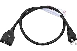 JICUSE Break-Away Magnet Power Cord Replacement for Masterbuilt 10 Liter XL Electric Fryer, Breakaway Safety Deep Fryer Cord Parts & Accessories for Masterbuilt 10L Turkey Fryers MB20012420, MB20010326