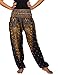 LOFBAZ Harem Pants for Women Yoga Boho Hippie Clothing Womens Palazzo Bohemian Pajama Beach Indian Gypsy Genie Clothes Peacock Black M