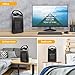 Space Heater, Personal Mini Electric Ceramic Heater, Adjustable Portable Thermostat and Multifunctional 750W/1500W Desk Heater Fan with Carrying Handle for Home Office
