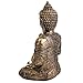 Giftbrit Large Buddha tealight holder, Gold, Bronze