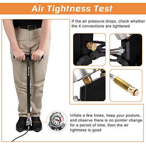 Four uncles bomba manual de alta presión 4500 psi pcp bomba