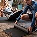 OYO Fitness Performance Exercise Mat/Yoga Mat (PVC, Reversible, Two-Tone Grey/Black, Non-Slip, 6mm / 1/4 Inch Thick)thumb 3