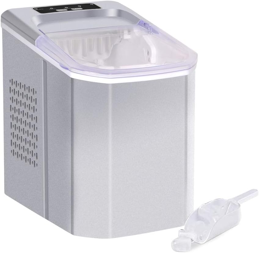 Ice Maker Machine for Home, Portable Counter Top Small Ice Cube Machine