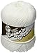 Lily 10201818001 Sugar 'N Cream Super Size Solid Yarn, 4oz, Gauge 4 Medium, 100% Cotton - White - Machine Wash & Dry Big Ball