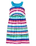 Gymboree Big Girls' Short Sleeve Ballet Dress, Multi, M