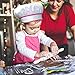 Glonova Chef Set for Kids, 17 Pcs Children Cooking Set for Boys Girls Toddler Role Play Cook Costume with Apron, Chef Hat, Utensils, Cooking Mitt