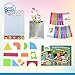 Magnetic Letters and Patterns Set |Educational Toy with 400 Foam Pieces + 38 Idea Cards | Imagination Learning Game for Kids, Learn ABC, Spelling, Counting, Puzzles, Fine Motor Skills