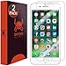 Skinomi Screen Protector Compatible with iPhone 8 Plus (2-Pack)(Edge to Edge) Clear TechSkin TPU Anti-Bubble HD Film