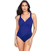 Miraclesuit Women's Swimwear Revele Tummy Control Underwire Bra One Piece Swimsuit
