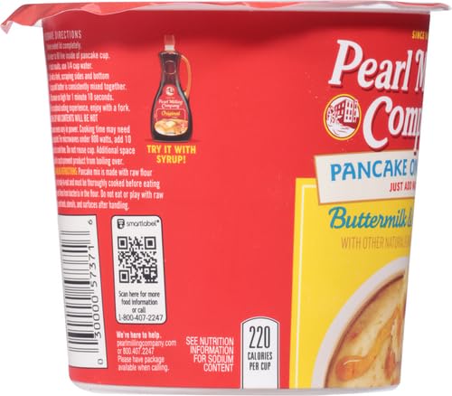 PEARL MILLING COMPANY, PANCAKE MIX BUTTERMILK & MAPLE FLAVOR PANCAKE ON THE GO, 2.11 OUNCE