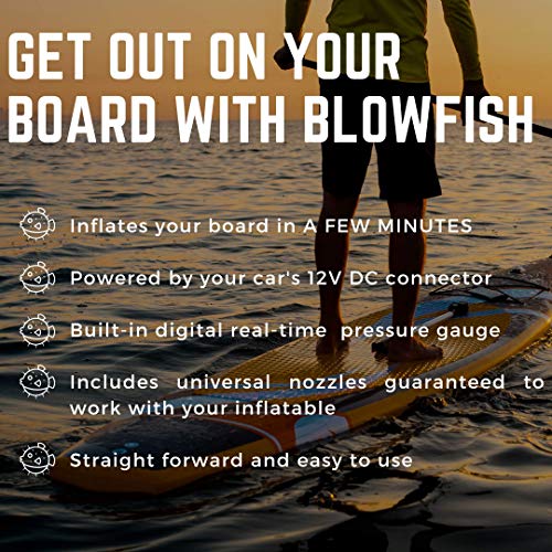 12V SUP Electric Air Pump, 20PSI High Pressure Dual Stage Inflation